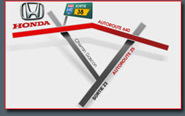 Joindre Honda de Terrebonne sur la Rive-Nord Nous joindre